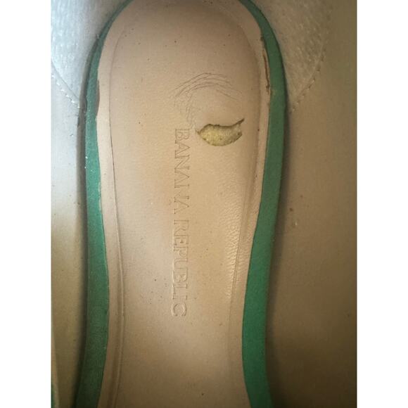 Banana Republic Green Suede Flats Women’s Size 8½ Slip-Ons - Picture 6 of 9